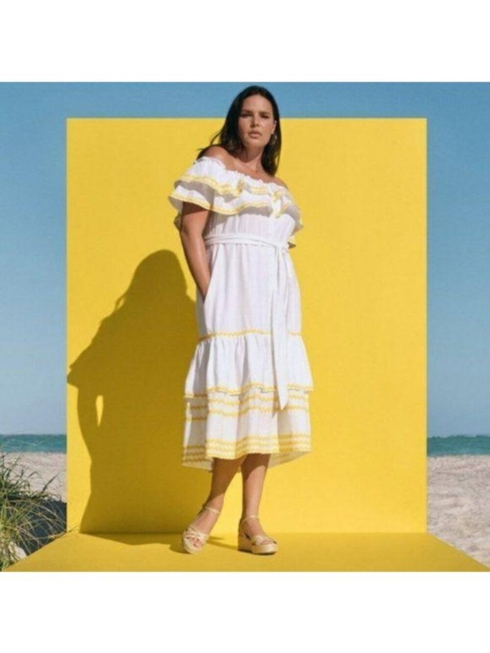 Lisa Marie Fernandez X Target Ric Rac Off Shoulder - Picture 2 of 15